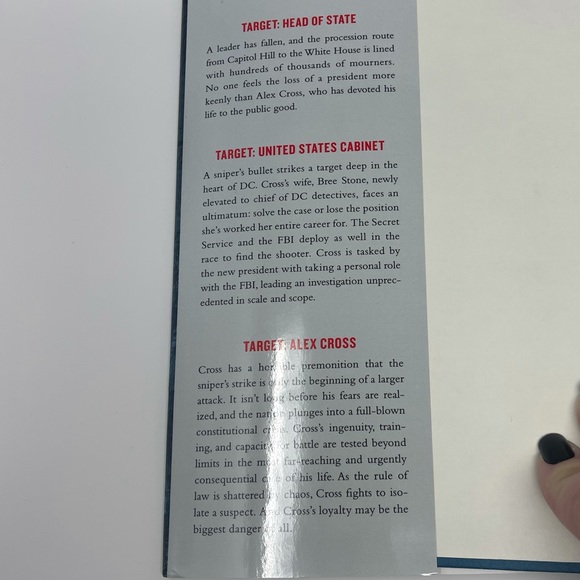 TARGET ALEX CROSS Hardback Book - Picture 3 of 7